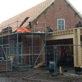 Aanbouw huis