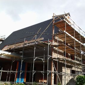 Villa in aanbouw
