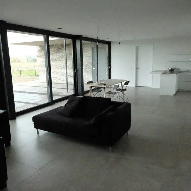 Woonkamer aanbouw
